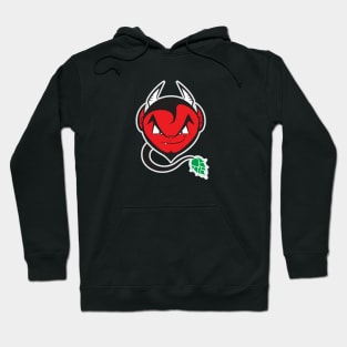 The Devil Made Me Brew It (smaller) Hoodie